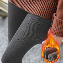 Plush Lined Tights High Waist Pantyhose Women's Stockings