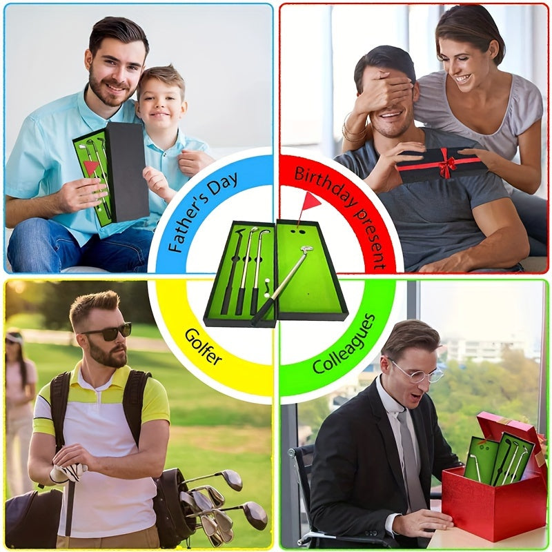 Mini Golf Set for Golfers Funny Birthday Gift Desktop Games