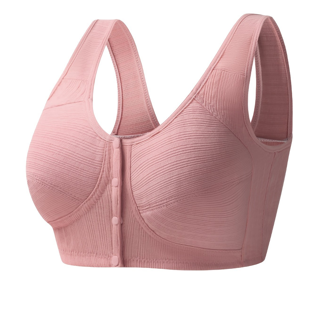 Front Buckle Wireless Bra Comfy Push Up Bra Women's Lingerie