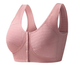 Front Buckle Wireless Bra Comfy Push Up Bra Women's Lingerie