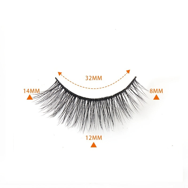 24 Pairs Natural Thick 3D Mink Eyelashes for Long Lasting Natural Look