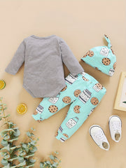 Comfy & Cookie Graphic Outfit 3pcs Set