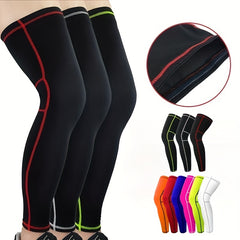 1PC Unisex Long Leg Guards Knee Guards Breathable Leg Sleeves