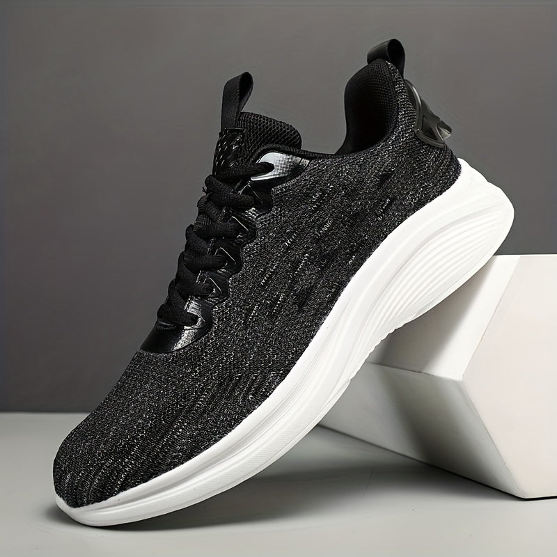 Breathable Lace-Up Sneakers Lightweight Running Shoes