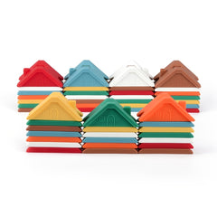 Silicone Building Block Baby Educational Toy 7-Piece Set