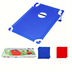 Portable Cornhole Game Set Outdoor Foldable Lawn Beach Games