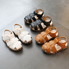 Baby Boys Casual Breathable Sandals Lightweight Comfortable Anti Slip Sandals