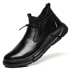 Men's Waterproof Leather Work Boots Non Slip Industrial Outdoor