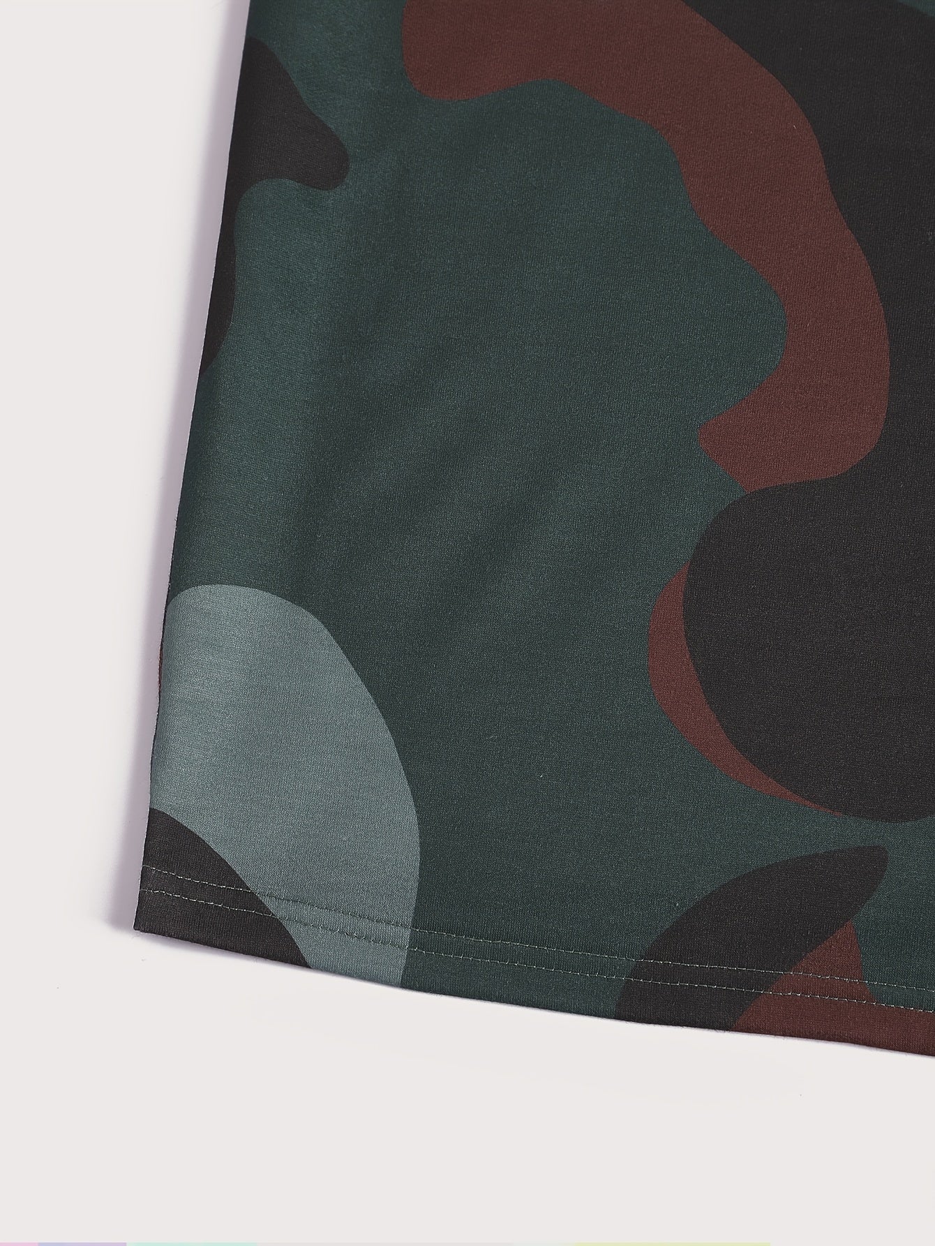 Women's Camo Long Sleeve Sweatshirt Dress