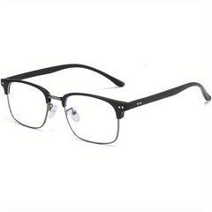 Men's Anti Light Business Glasses with Case