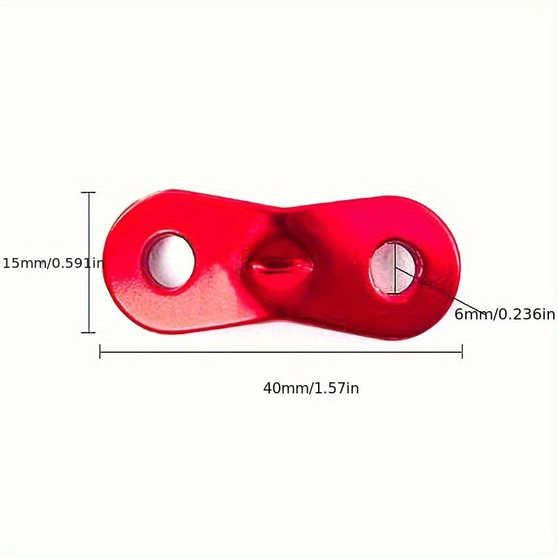 10pcs Aluminum Tent Rope Tensioners Camping Wind Rope Fixing Buckle