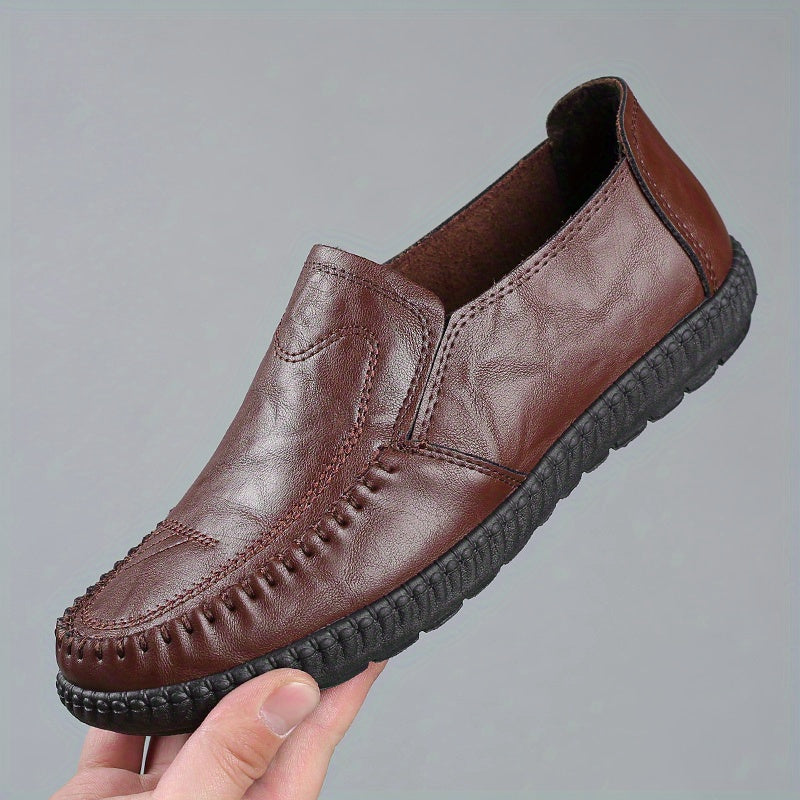 Men's Comfy Stitch Detail Loafers Slip On Shoes Spring Summer