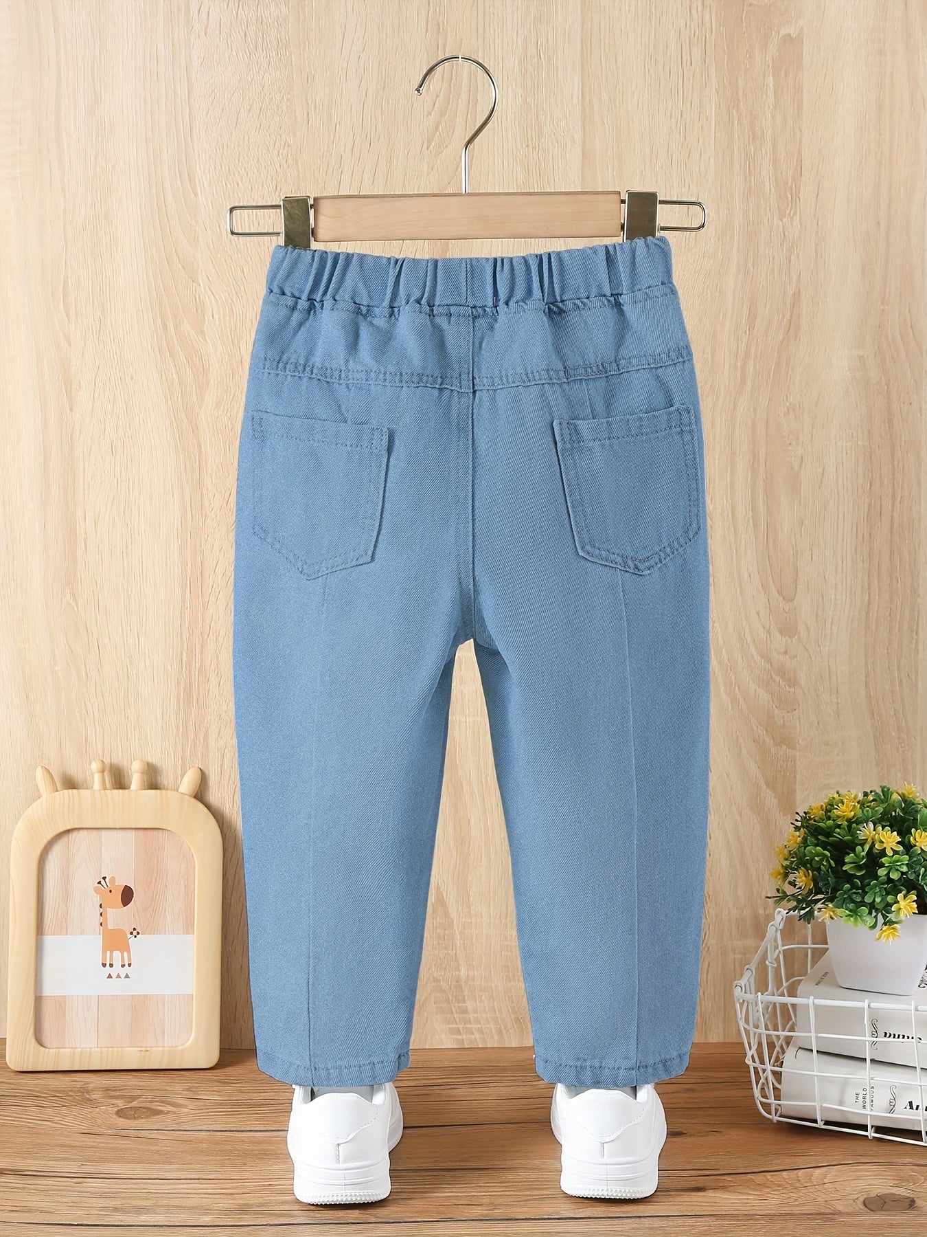 Boys Casual Denim Long Pants With Pocket Kids Clothing