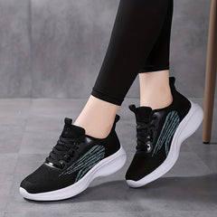 Breathable Mesh Walking Shoes Soft Sole Athletic Sneakers For Women