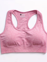 High Stretch Sports Bra Racer Back Fitness Crop Top