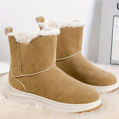 Women's Platform Snow Boots Plush Lined Short Boots