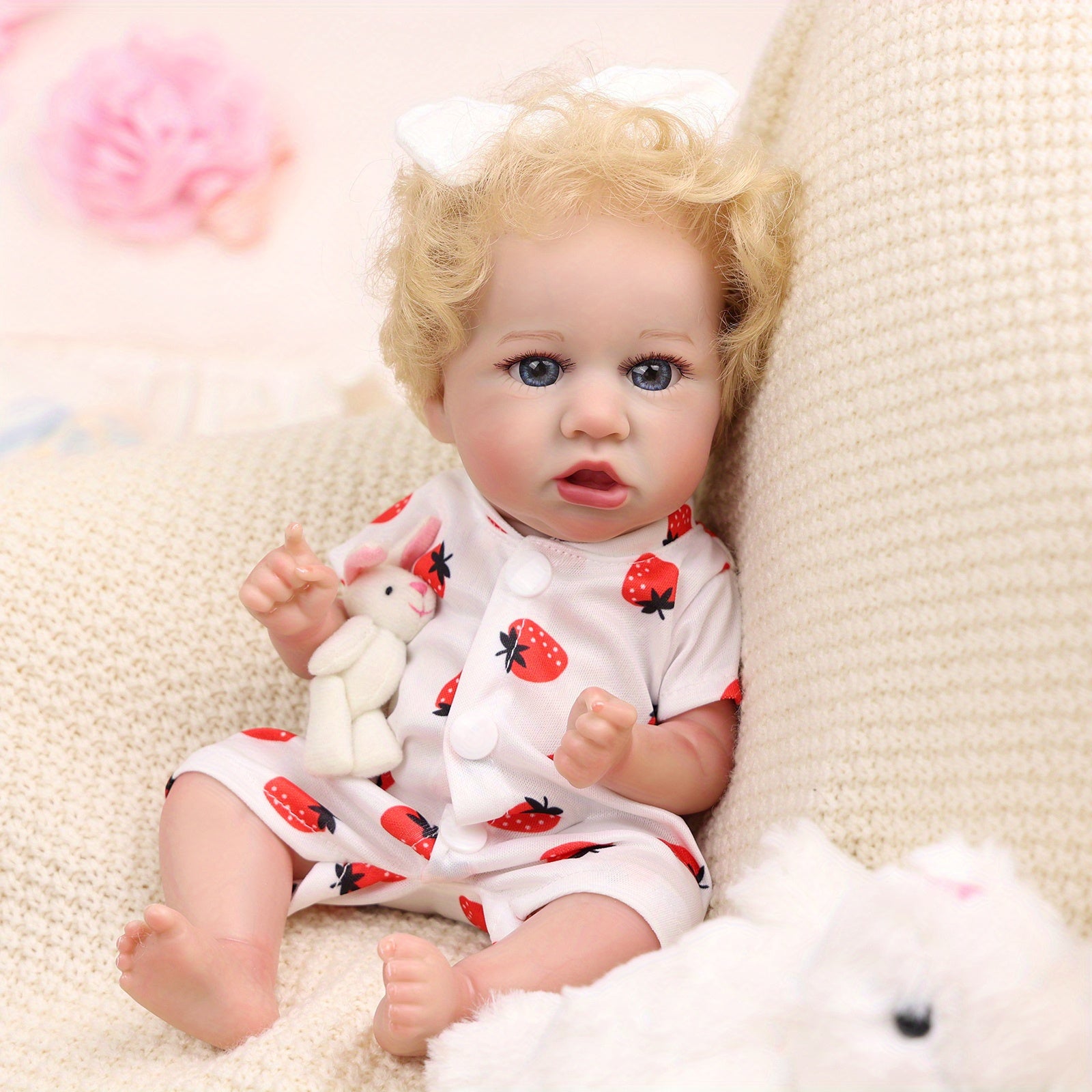 12 Inch Reborn Baby Dolls Mini Realistic Lifelike Newborn Full Vinyl Baby Doll