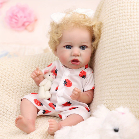 12 Inch Reborn Baby Dolls Mini Realistic Lifelike Newborn Full Vinyl Baby Doll