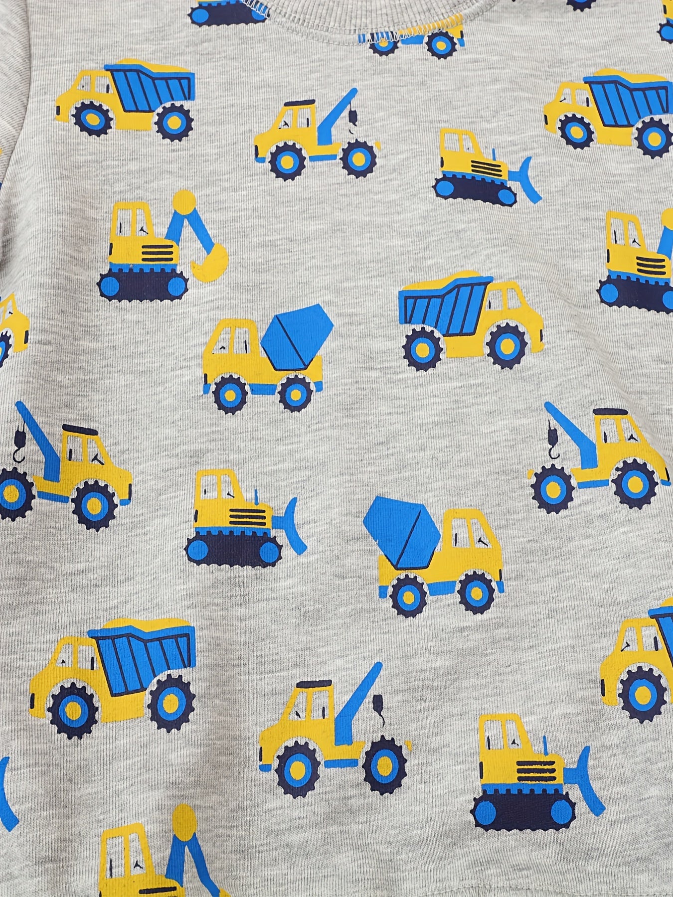Kids Cartoon Truck Digger Sweatshirt