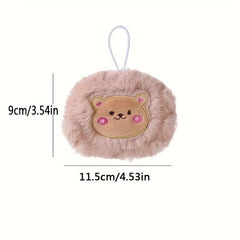 Cartoon Self-heating Hand Warmer Mini Plush Bag