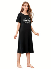 Women's Lounge Dress & Comfy Home Dress