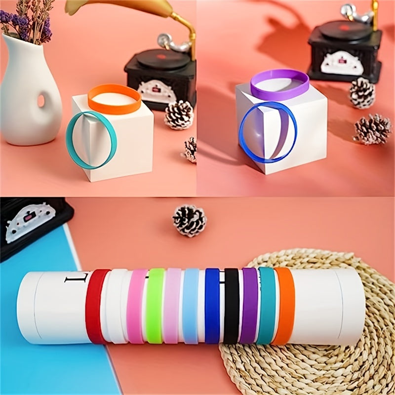 Assorted Silicone Wristbands - Sports Team Rubber Bands - Set of 60