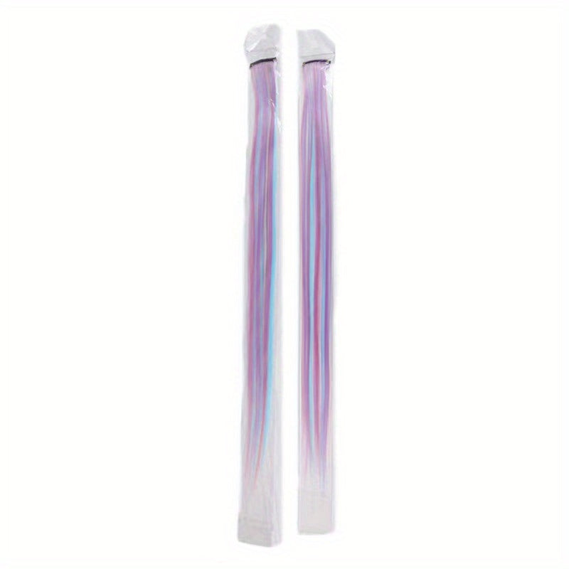 2pcs Girls Gradient Wig Women s Hanging Ear Mixed Wig...