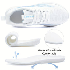 Lamincoa Women's Slip-On Tennis Shoes, Lightweight Comfort Sneakers
