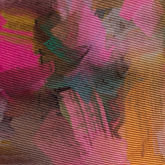 Pink Reversible Bucket Hat Oil Paint Print Lightweight Sun Hat Fisherman Cap