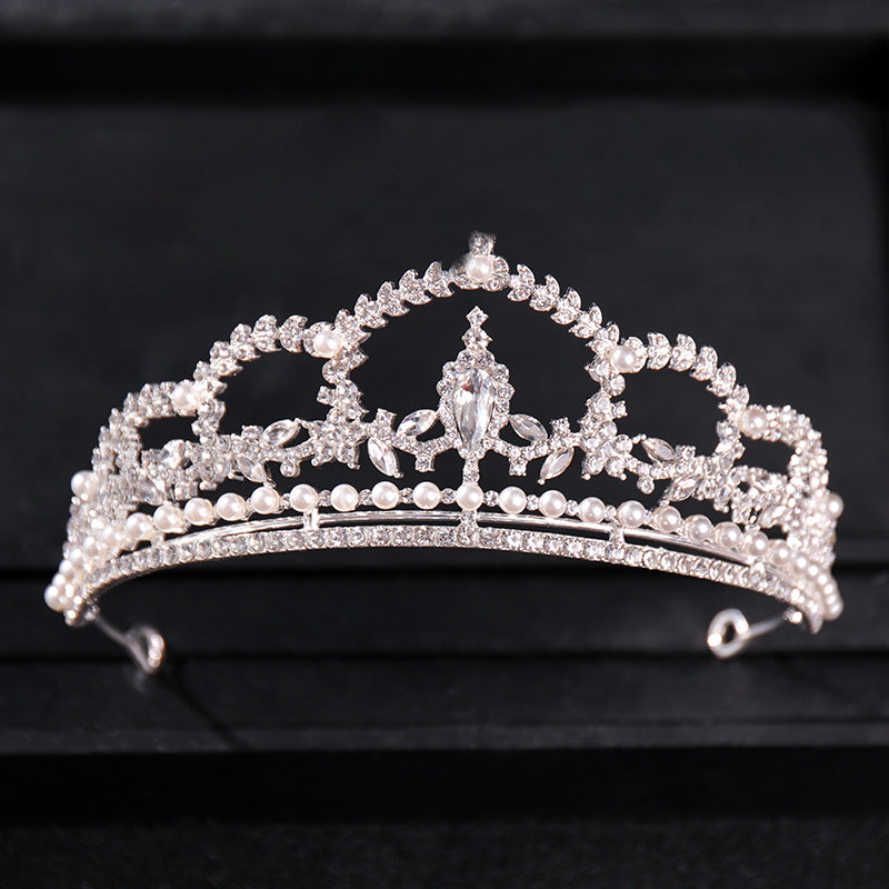 Crystal Bridal Queen Big Crown Wedding Tiara Hair Accessories