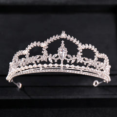Crystal Bridal Queen Big Crown Wedding Tiara Hair Accessories