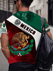 MEXICO Chicken 3D Print Men's Comfy T-shirt Graphic Tee