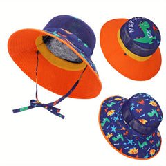 Dinosaur Sun Hat for Boys & Girls - Outdoor Activities