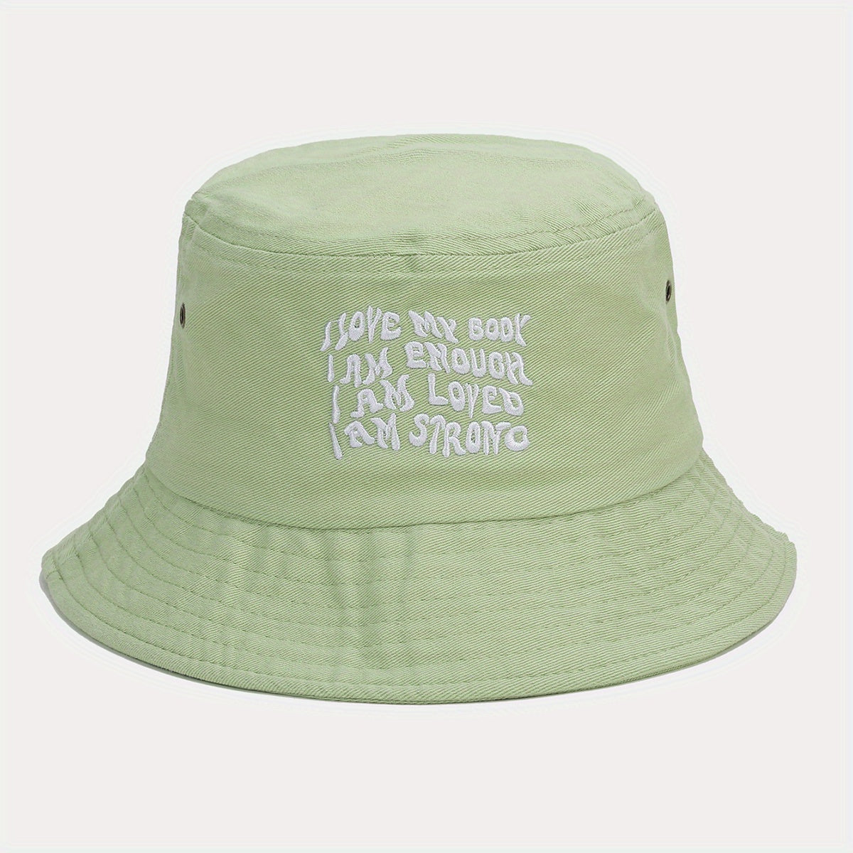 Summer Letter Embroidery Fisherman Hat Sunscreen Sunshade Casual Hat