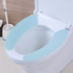 Eco Washable Reusable Toilet Seat Cushion Soft Self Adhesive Cover