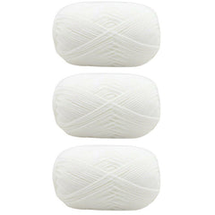 3pcs Acrylic Yarn Crocheting Knitting 4plys Soft DIY Line Sweater Hat