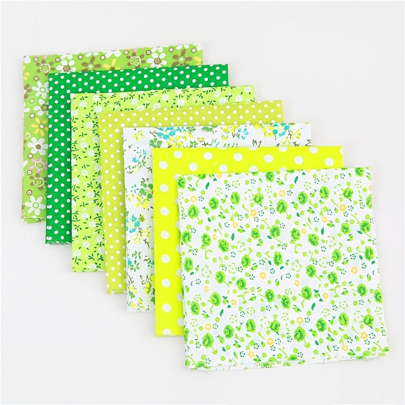 7pcs Large Cloth DIY Cotton Patchwork Doll Decorative Strips