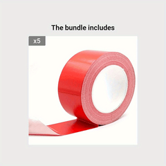 Waterproof Red Cloth Tape 20mm x 21 Yards Strong Toughness Easy Tear