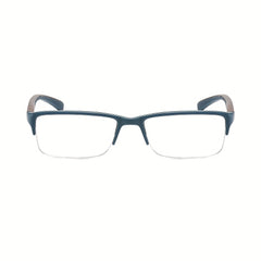 Half Frame Dual Color PC Men's Glasses