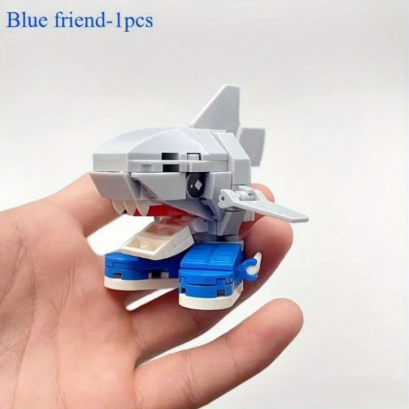Shark Building Block Doll for Girls