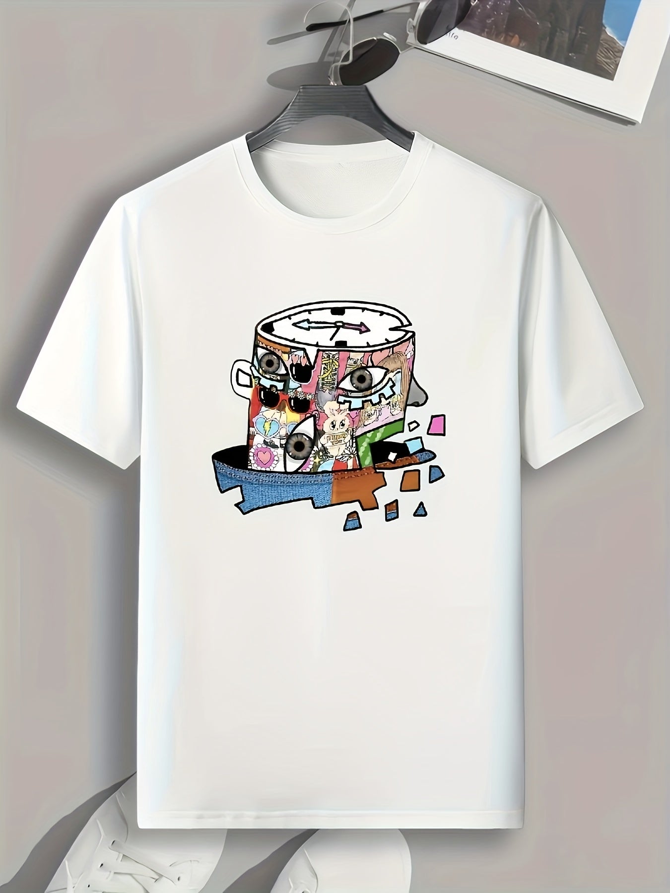 Creative Pattern Men's Graphic T shirt Casual Comfy Tees For Summer