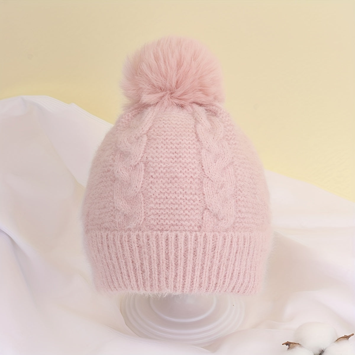 Kids Winter Knitted Hat for 6 Months Old