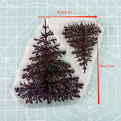Transparent Tree Background Silicone Stamp for DIY Scrapbooking