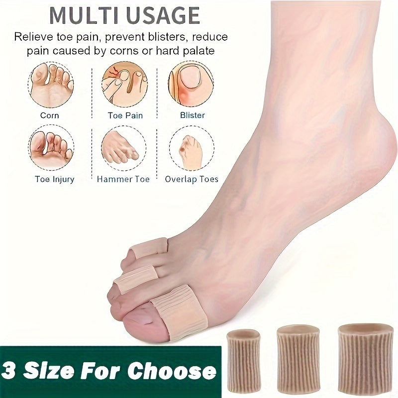 2pcs Nylon Toe Protectors Prevent Feet Abrasion