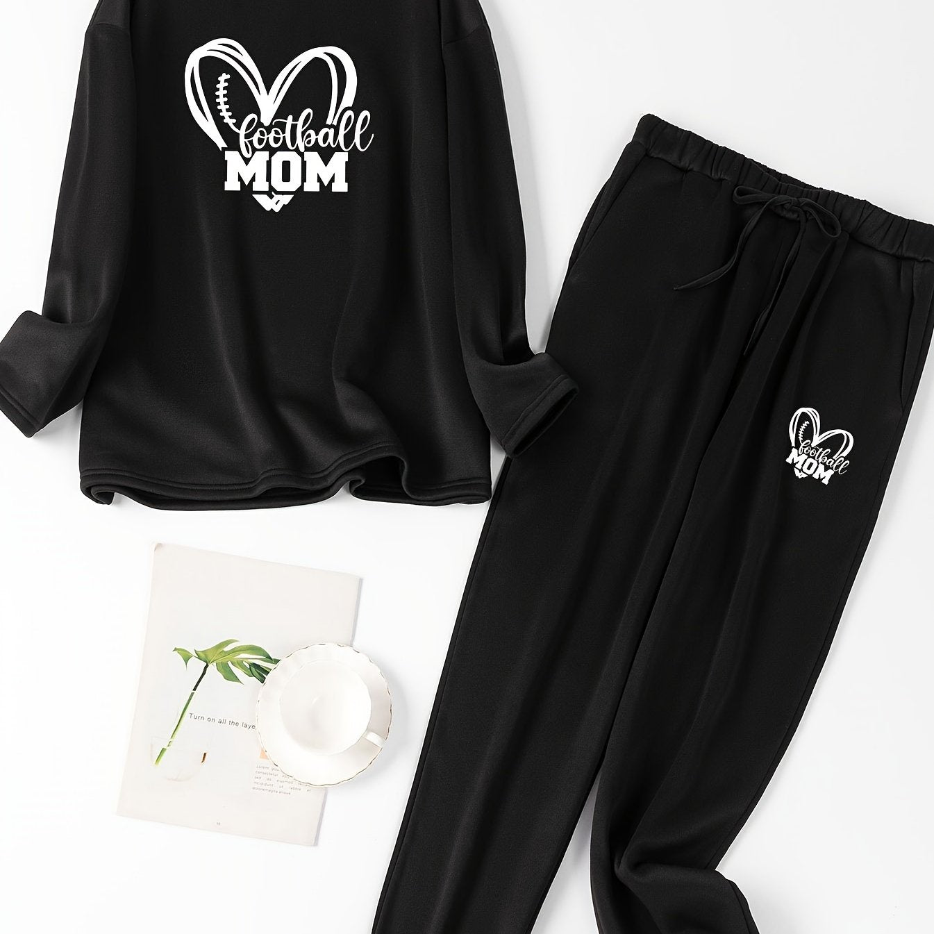 Casual Loungewear Set Women's Pajama 2 Piece