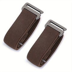 2 Pack Ruicyg No Buckle Stretch Men's Belt