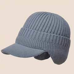 Winter Thickened Ear Protection Knitted Hat Windproof Pullover Hat