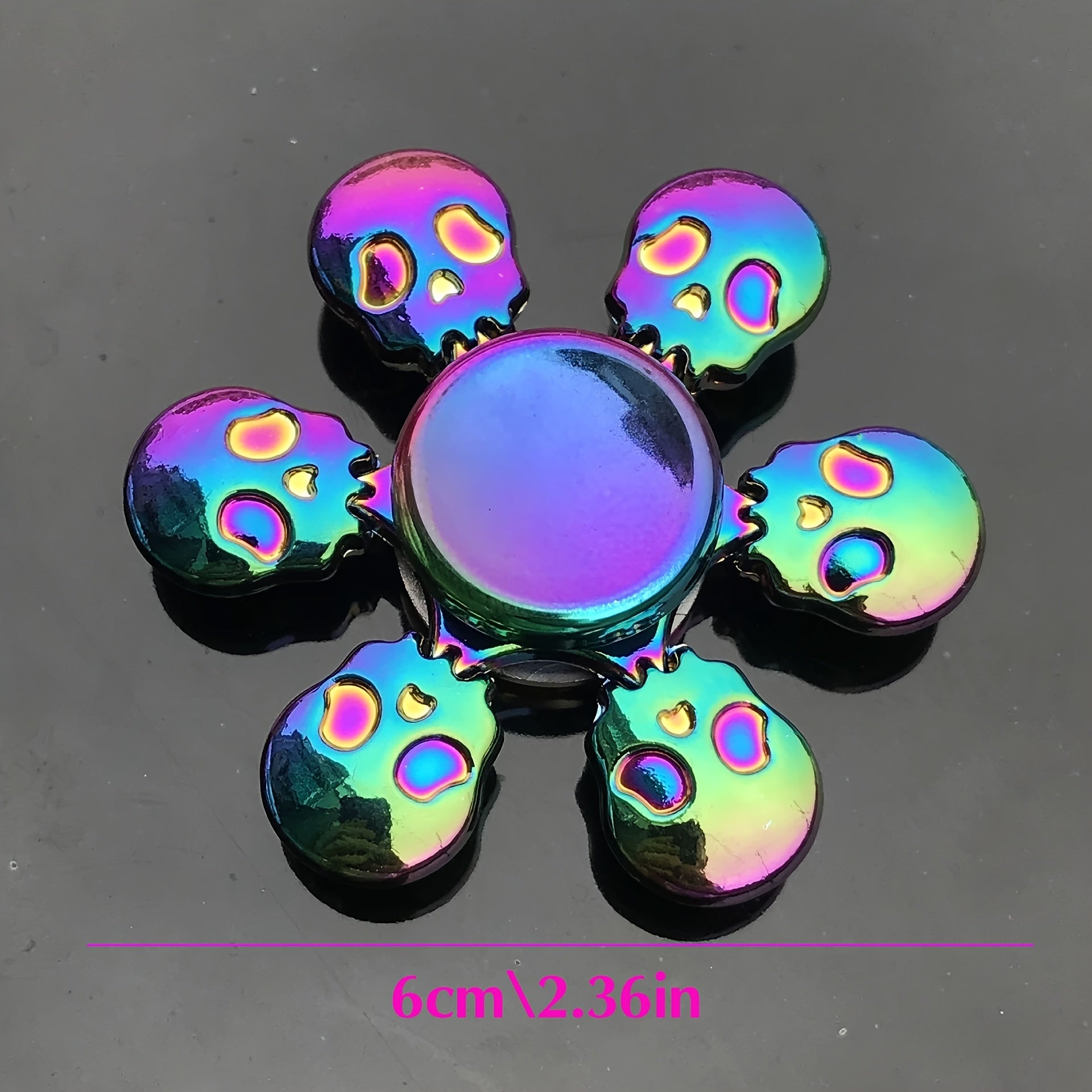 Colorful Fidget Spinner Metal Hand Spinner For Adults Anxiety Relief Toy