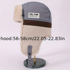 Winter Thickened Trapper Hat Windproof Thermal Hat Ear Flaps