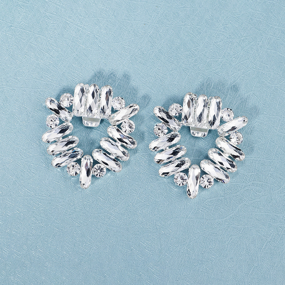 Crystal Shoe Clip Rhinestone Decoration 1 Pair